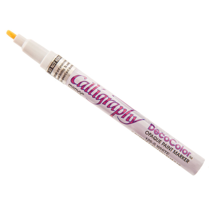 White DecoColor Calligraphy Paint Marker Hobby Lobby 329185